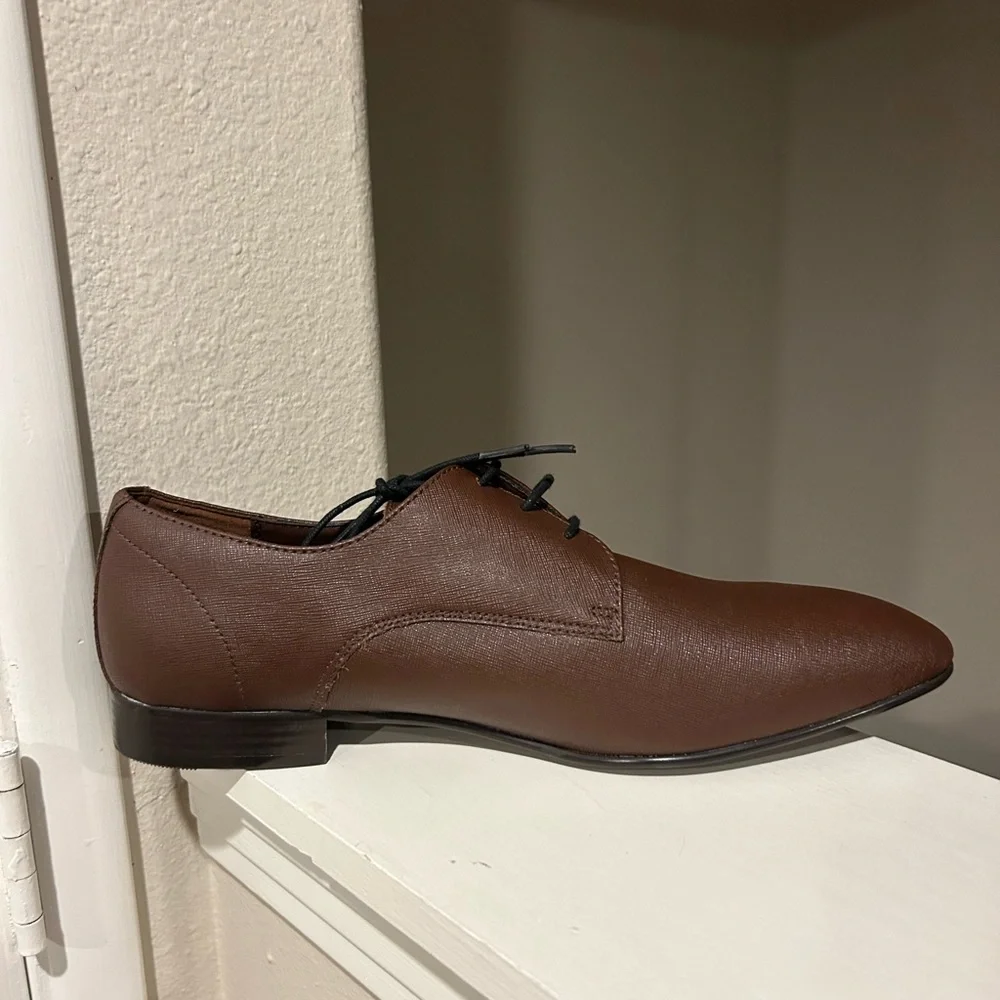 BP. Nordstrom Oxford Lace Up Brown Dress Shoes Mens Size 13M Brand New - Picture 5 of 10